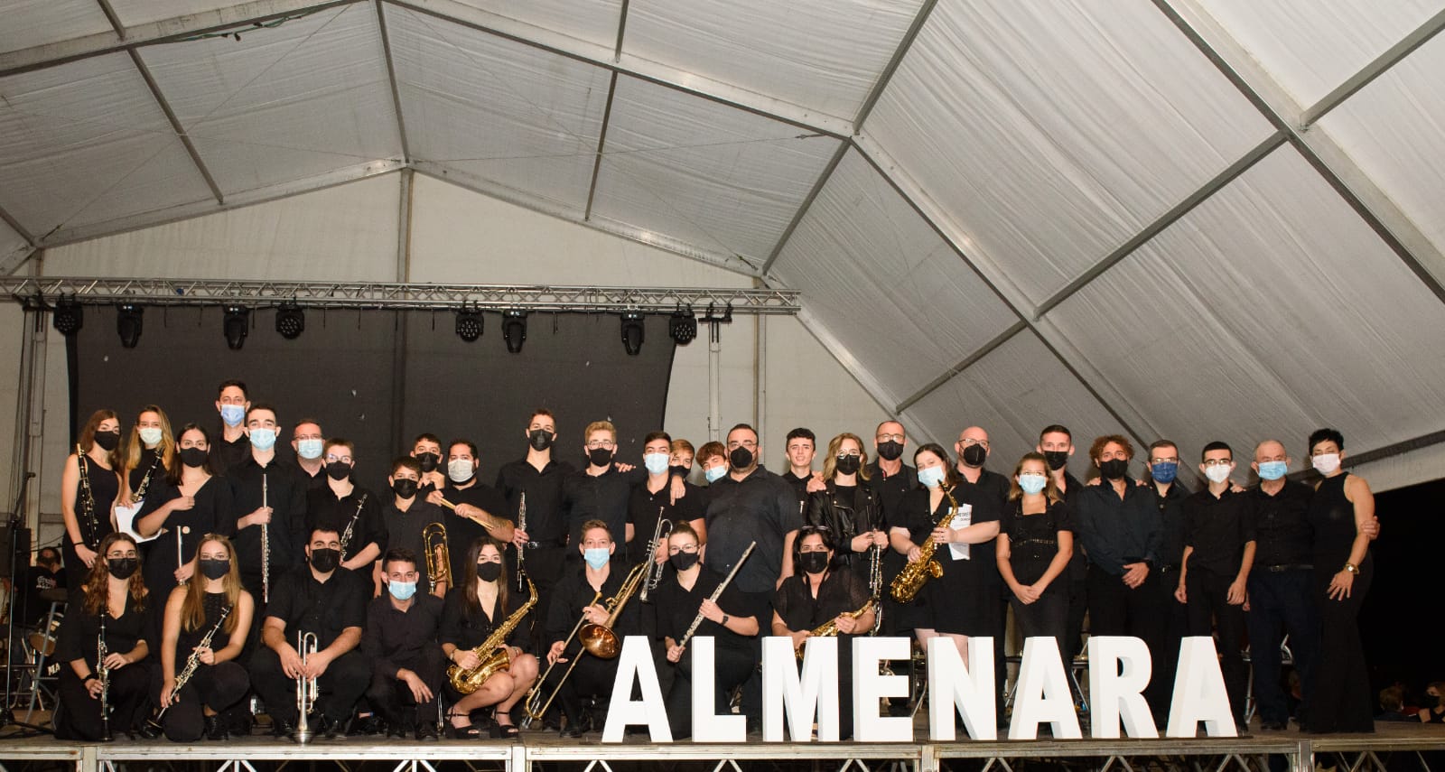 L’Associació Musical Santa Cecilia de Almenara repasa con ‘A metre i mig de música’ el año de la pandemia con un concierto