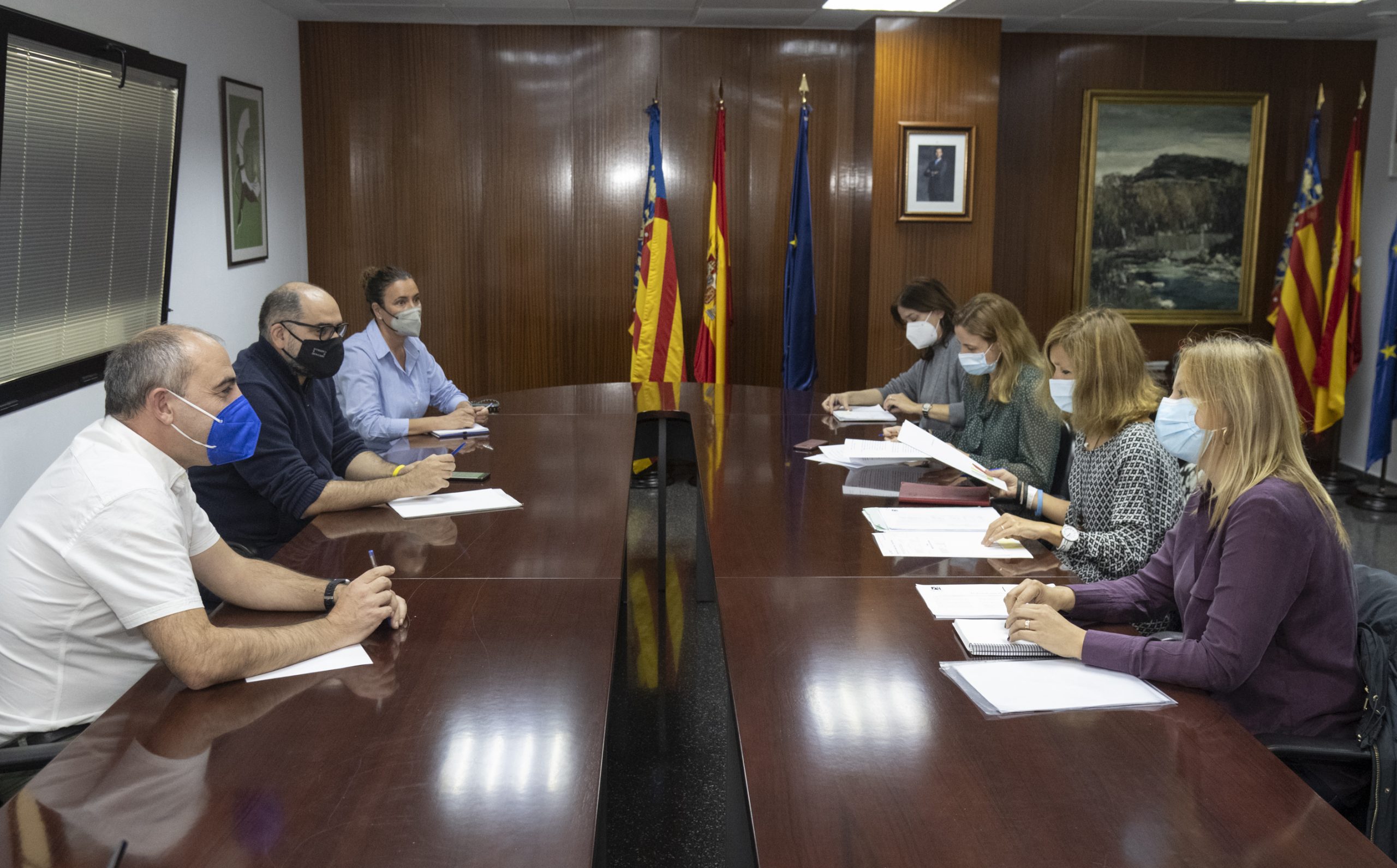 La Diputación de Castellón y la UJI evalúan el inicio de los programas ‘Talent Rural’ y ‘Impuls Rural’