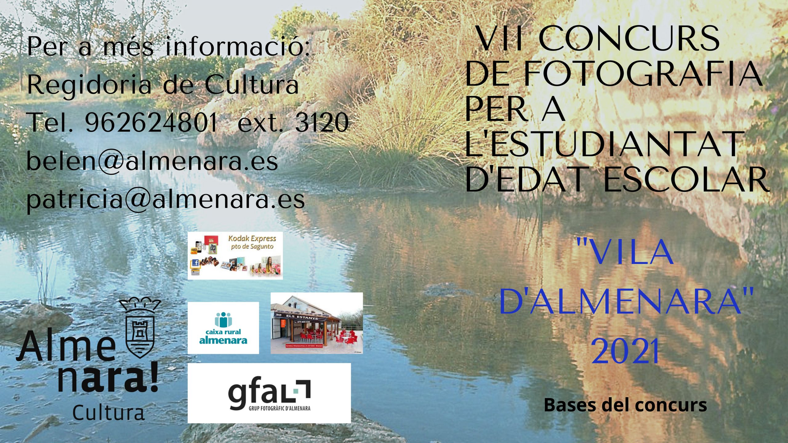 Convocado el VII Concurso de Fotografía Escolar Vila d’Almenara