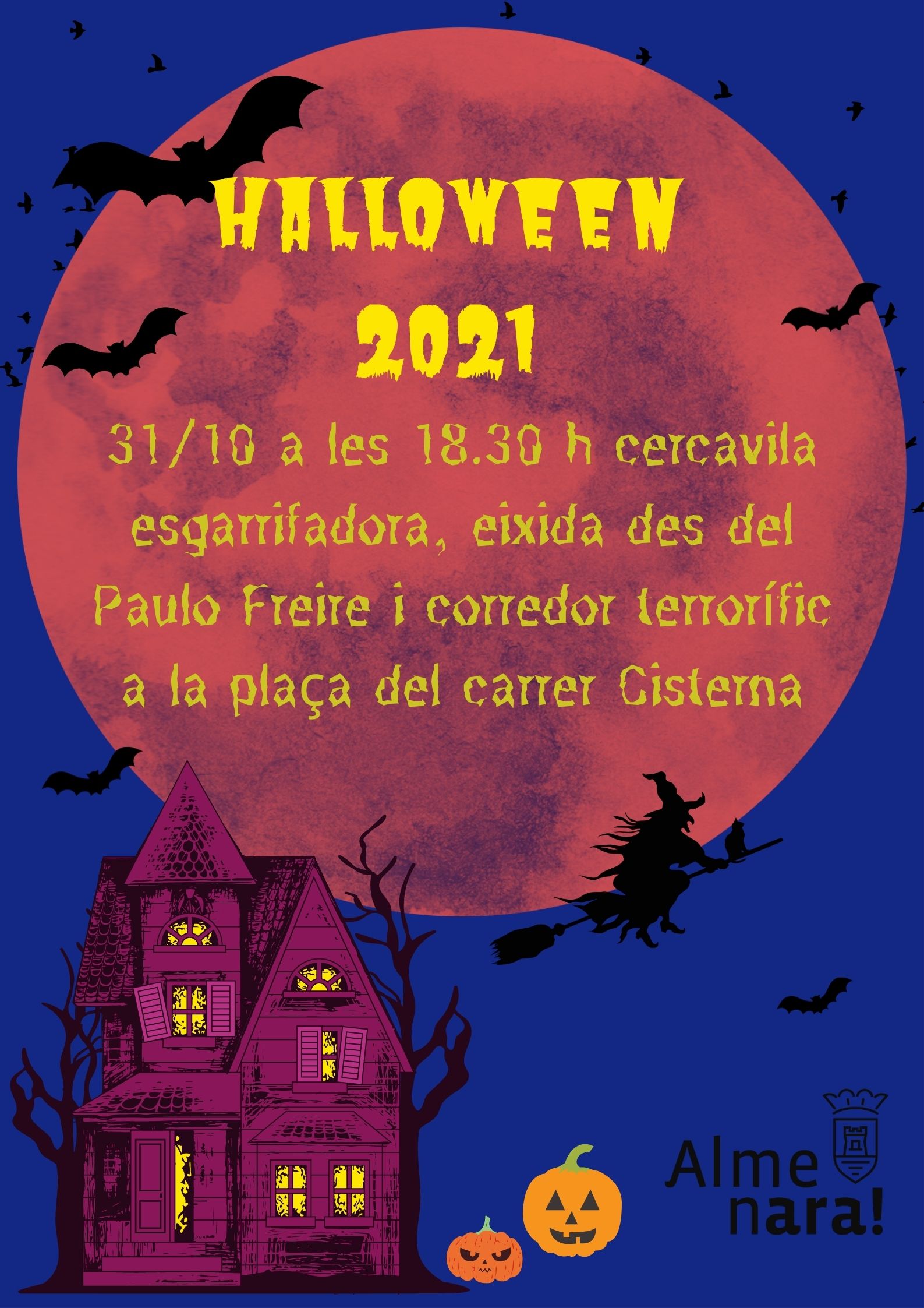 La fiesta de Halloween de Almenara tendrá un pasaje del terror para público familiar