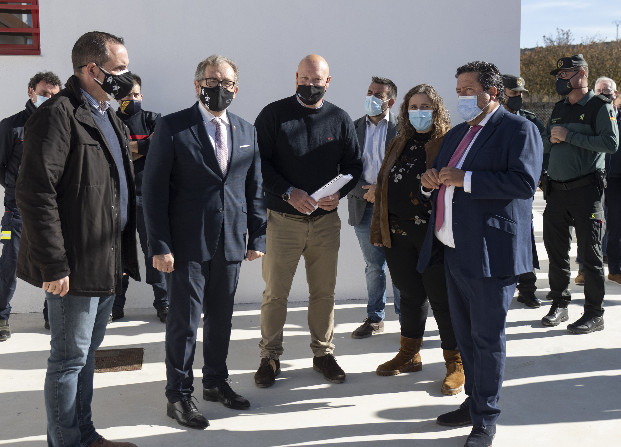 José Martí inaugura el nuevo parque de bomberos voluntarios de Benassal, que ha supuesto una inversión de de cerca de 930.000 euros