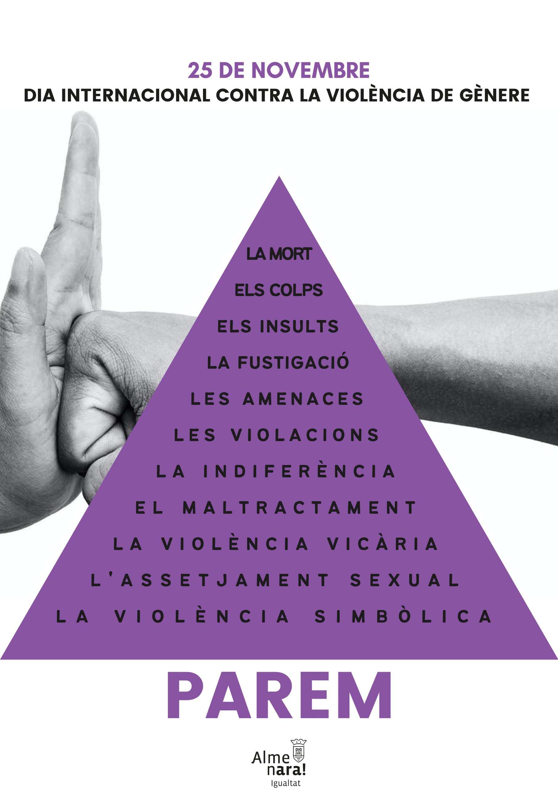 Almenara presenta la programación de actos conmemorativos del 25N, Día Internacional contra la Violencia de Género