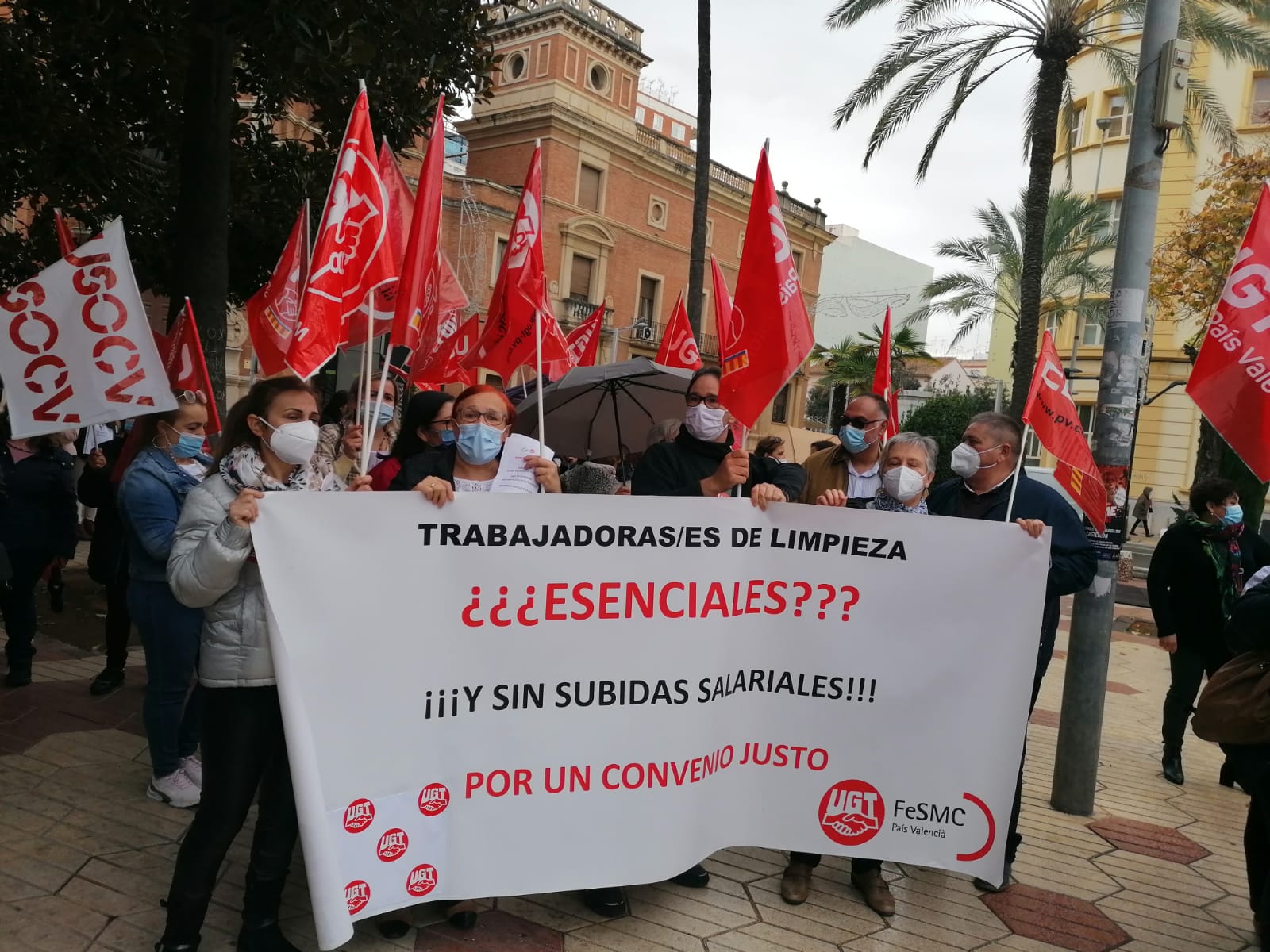 CCOO y UGT aplazan la huelga de limpieza de Castelló para facilitar la mediación de la Administración en la resolución del conflicto