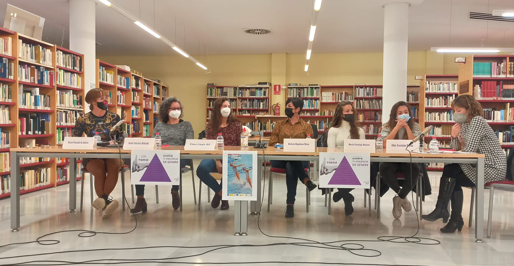 La exposición «Siempre adelante, mujeres deportistas» abre los actos del 25 de noviembre en Almenara