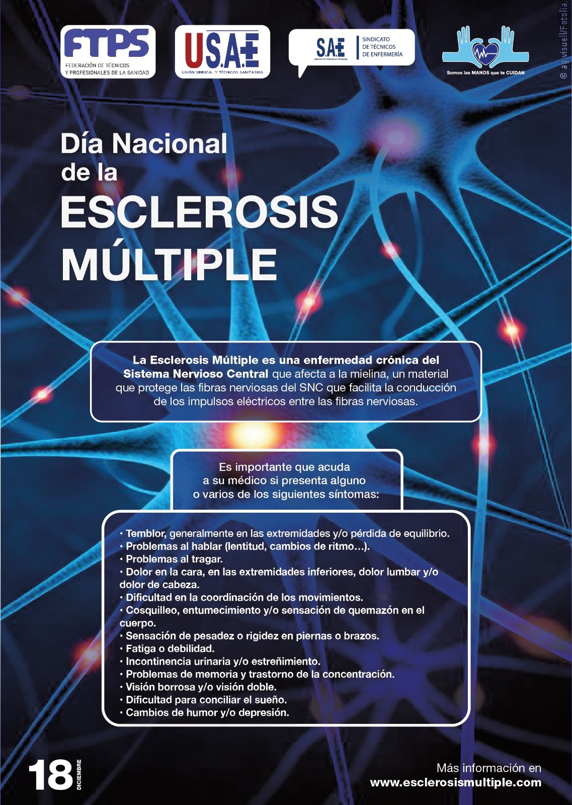 Un diagnóstico temprano es fundamental para mejorar la evolución de la Esclerosis Múltiple