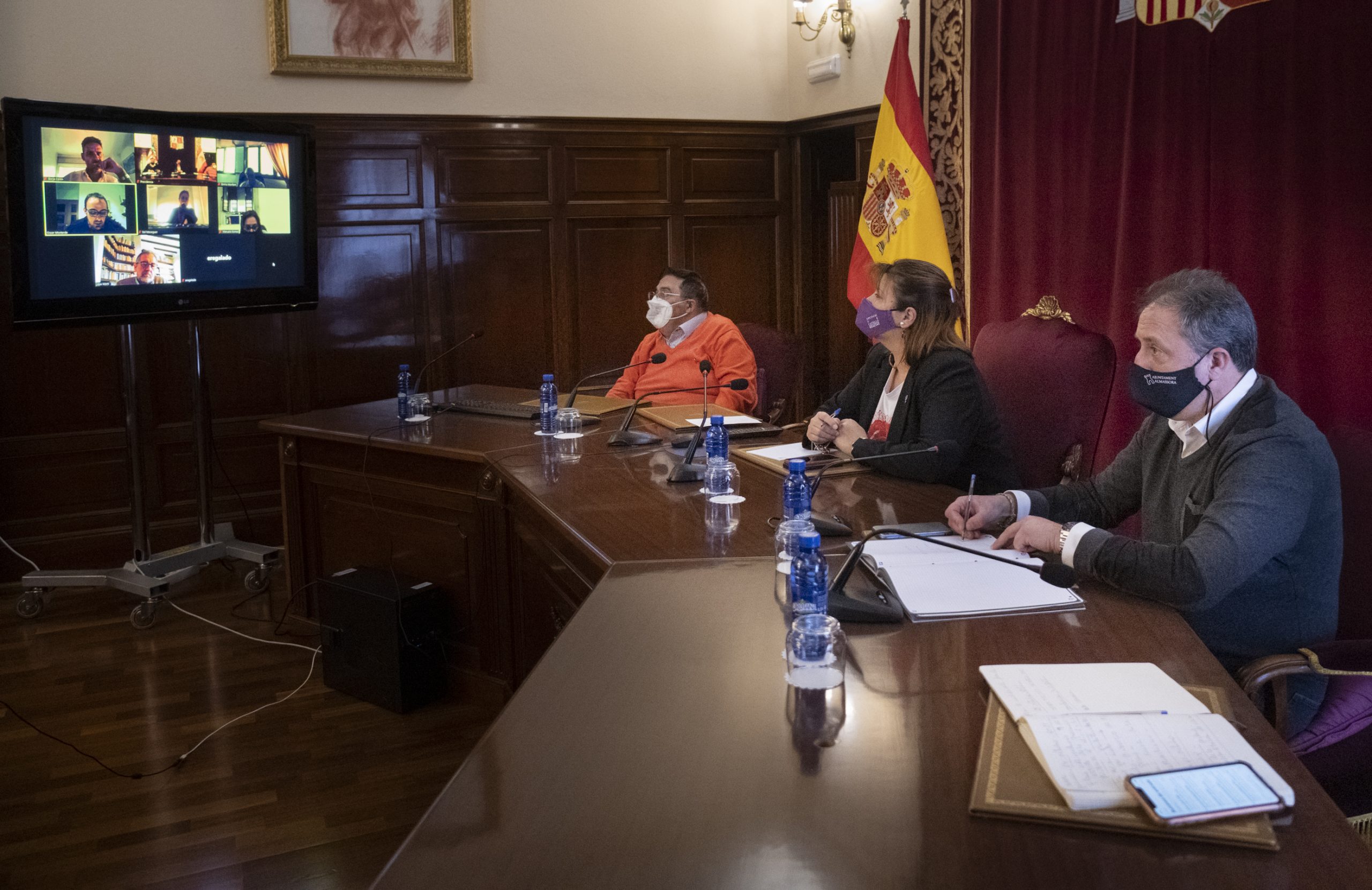 La Diputación de Castellón recupera un día de teletrabajo de su plantilla como medida de protección frente a la Covid-19