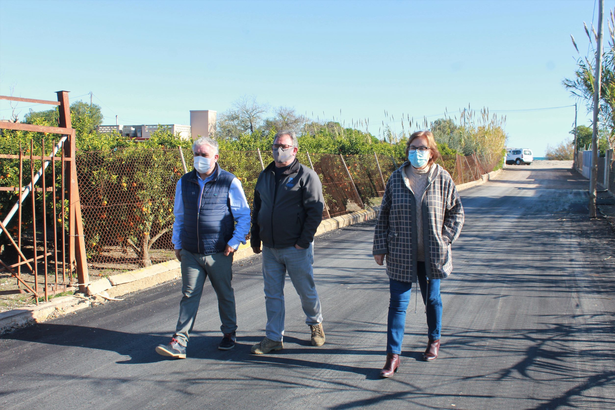 El Ayuntamiento de Burriana pavimenta y adecua el camí la Ratlla y la Serratella