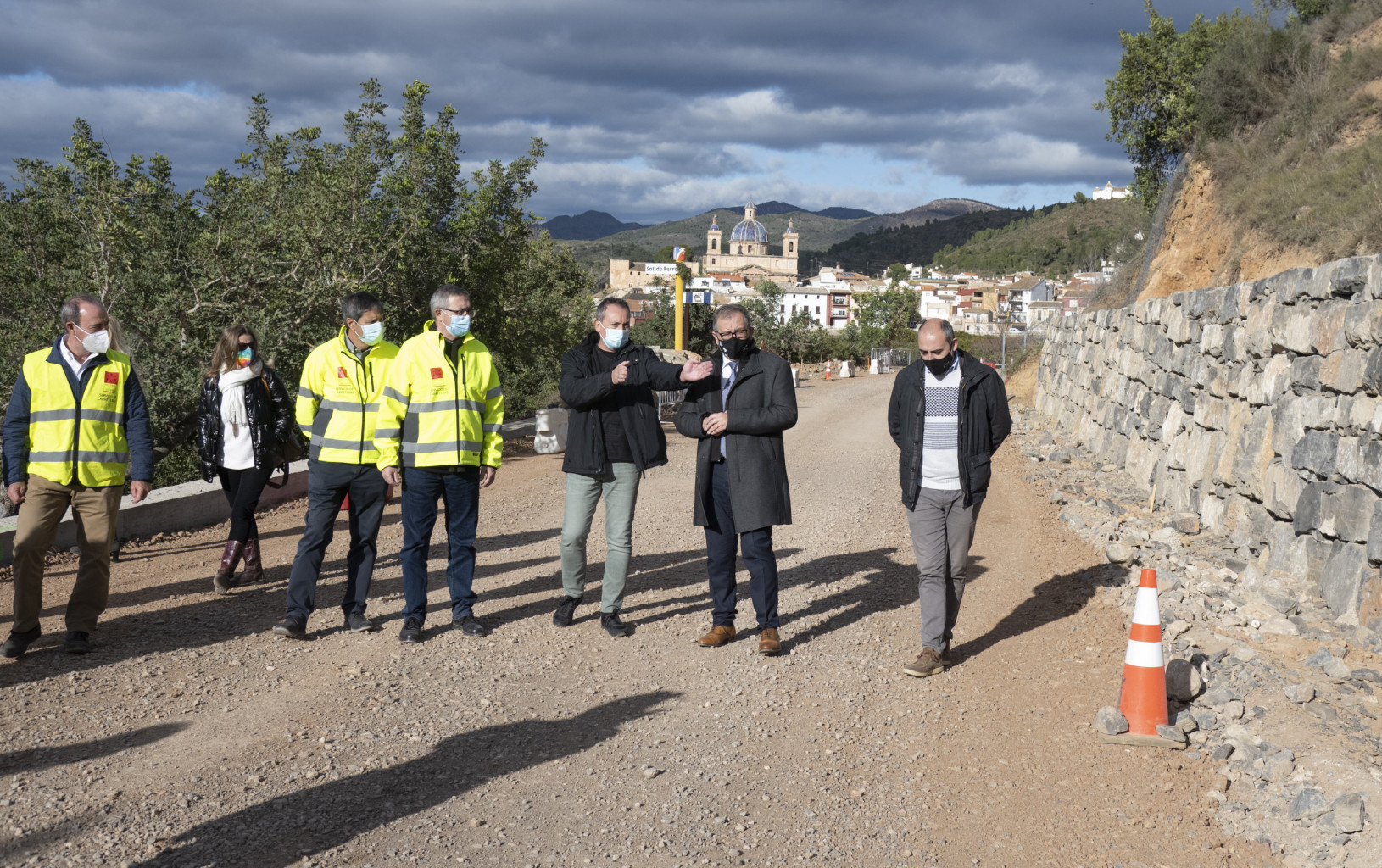 La Diputación de Castellón invierte 1,25 millones de euros en el Alto Palancia en la mejora de la seguridad vial en la CV-221 y la CV-213
