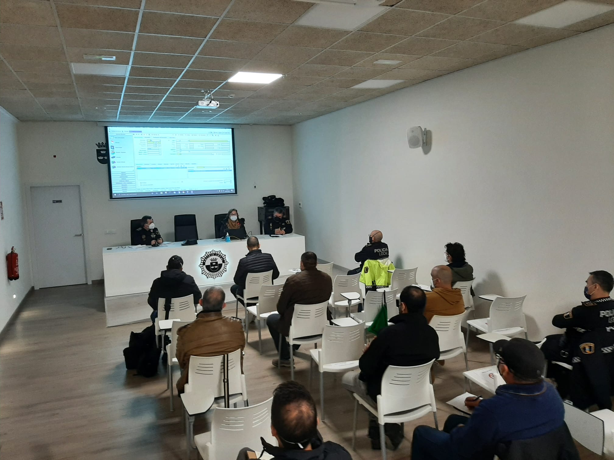 La Policía Local de Burriana realiza la primera reunión de coordinación de mandos de 2022