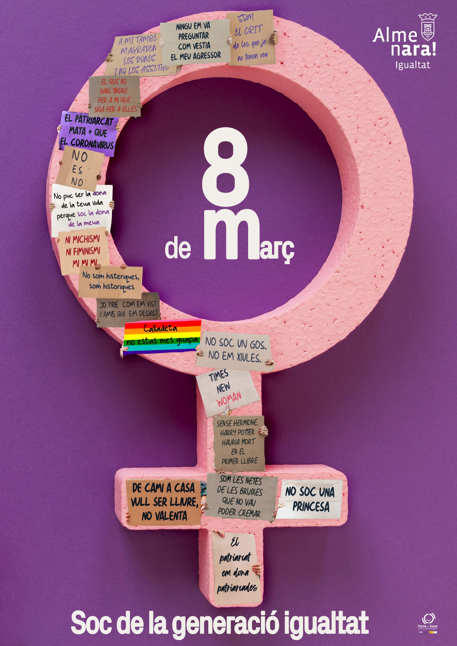 Almenara presenta los actos conmemorativos del 8 de marzo, Dia Internacional de la Dona