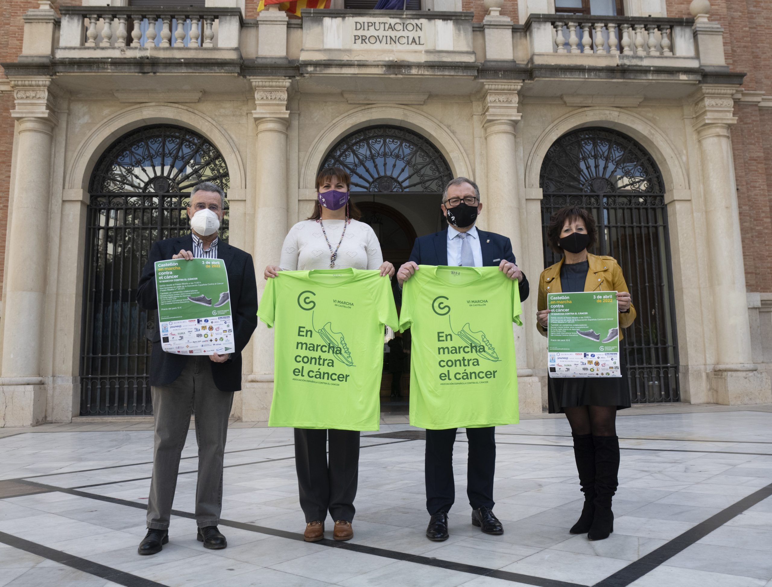 Martí y Puerta se hacen con su dorsal contra el cáncer e invitan a la ciudadanía a apoyar la investigación contra la enfermedad en Castellón