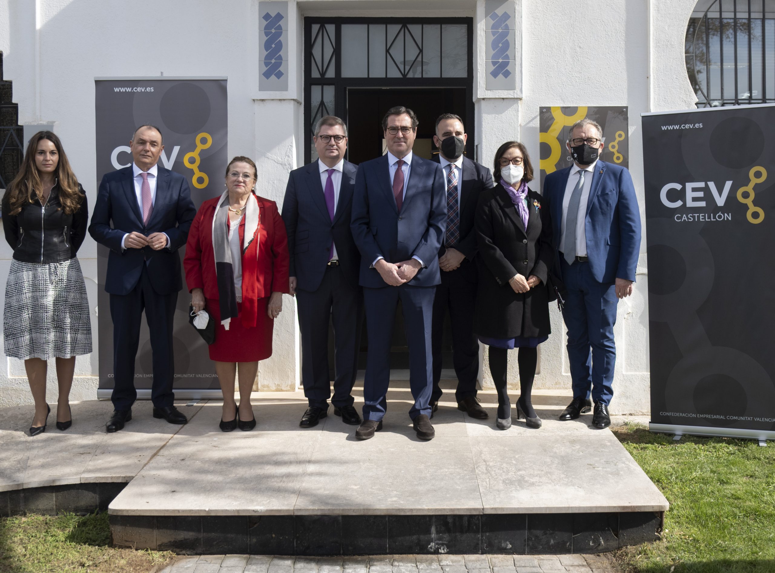 José Martí asiste a la inauguración de la nueva sede de la Confederación Empresarial de la Comunitat Valenciana (CEV) en Castellón