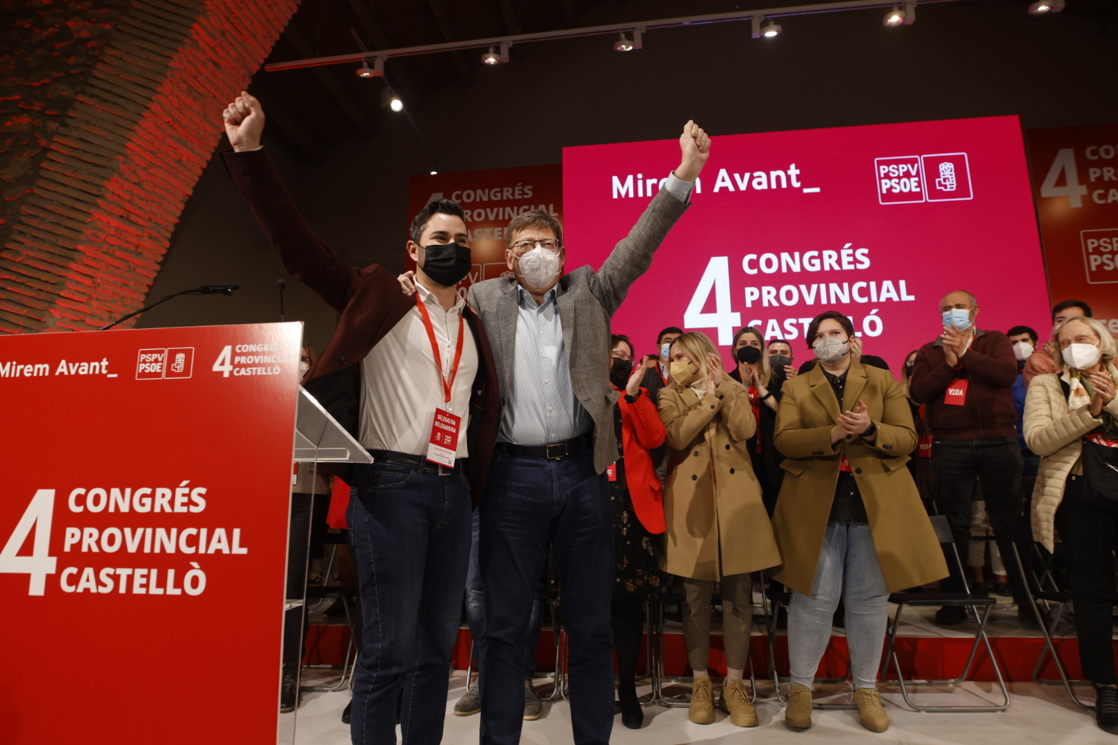 Falomir afirma que «somos un partido en el que no sobre nadie» y en el que «solo hay un proyecto, el proyecto del PSPV-PSOE de la provincia de Castelló»
