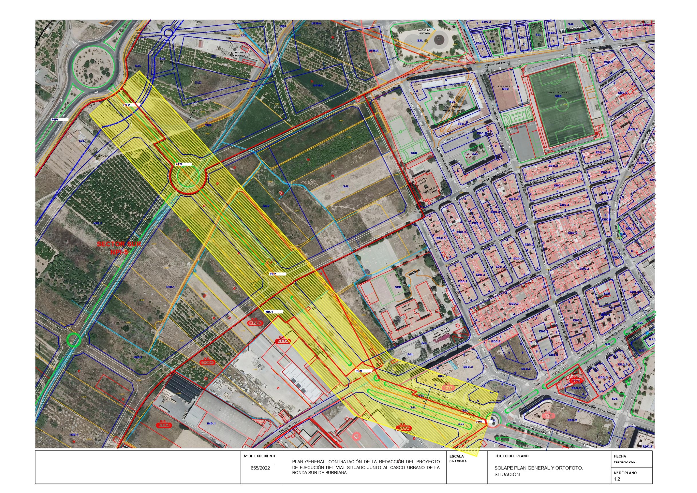 Burriana  licitará la redacción del proyecto de conexión de la avenida del Transporte con la rotonda de la CV18