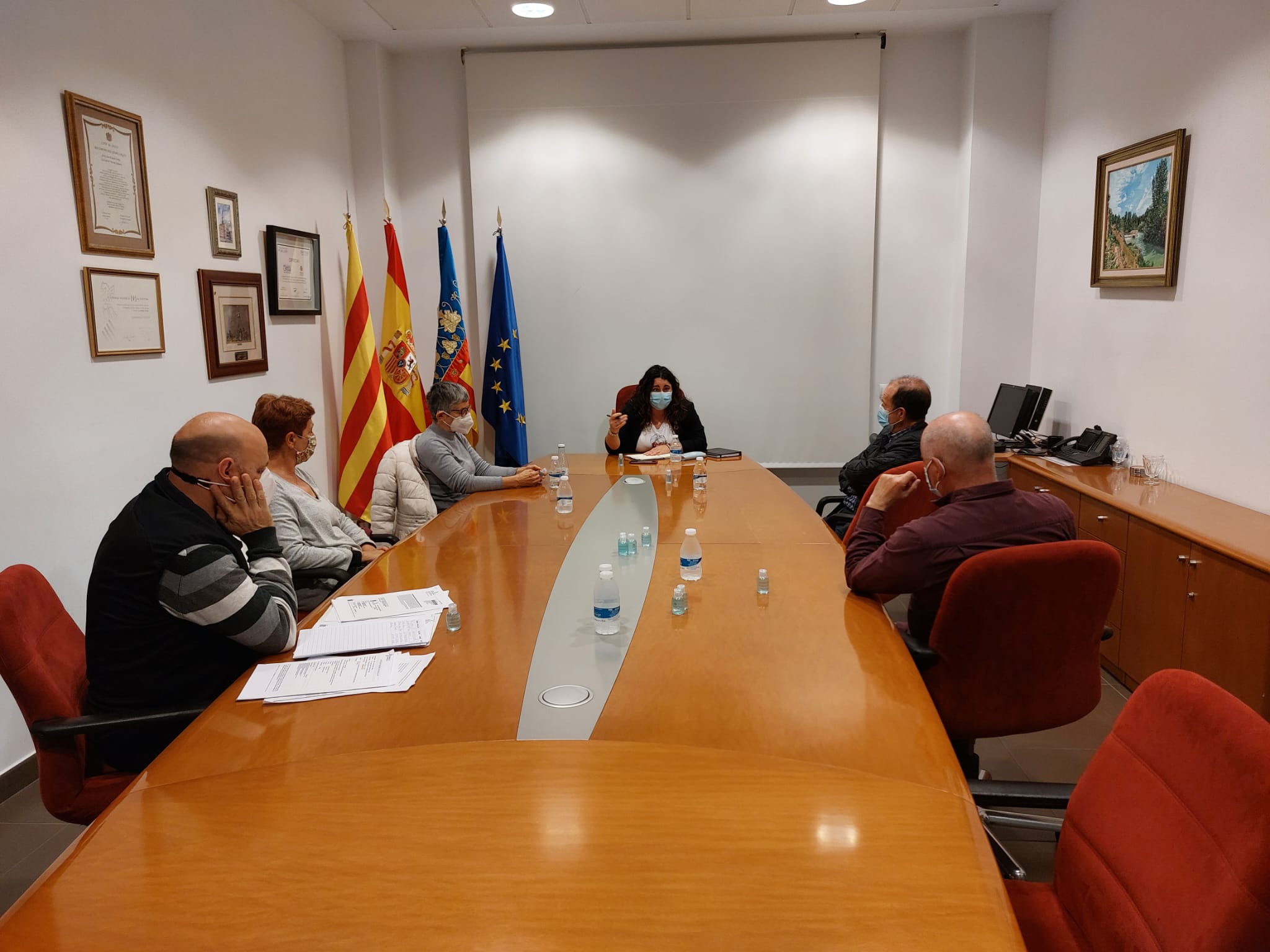 Caravaca se reúne con la nueva asociación de Vila-real: Bassa del Poble