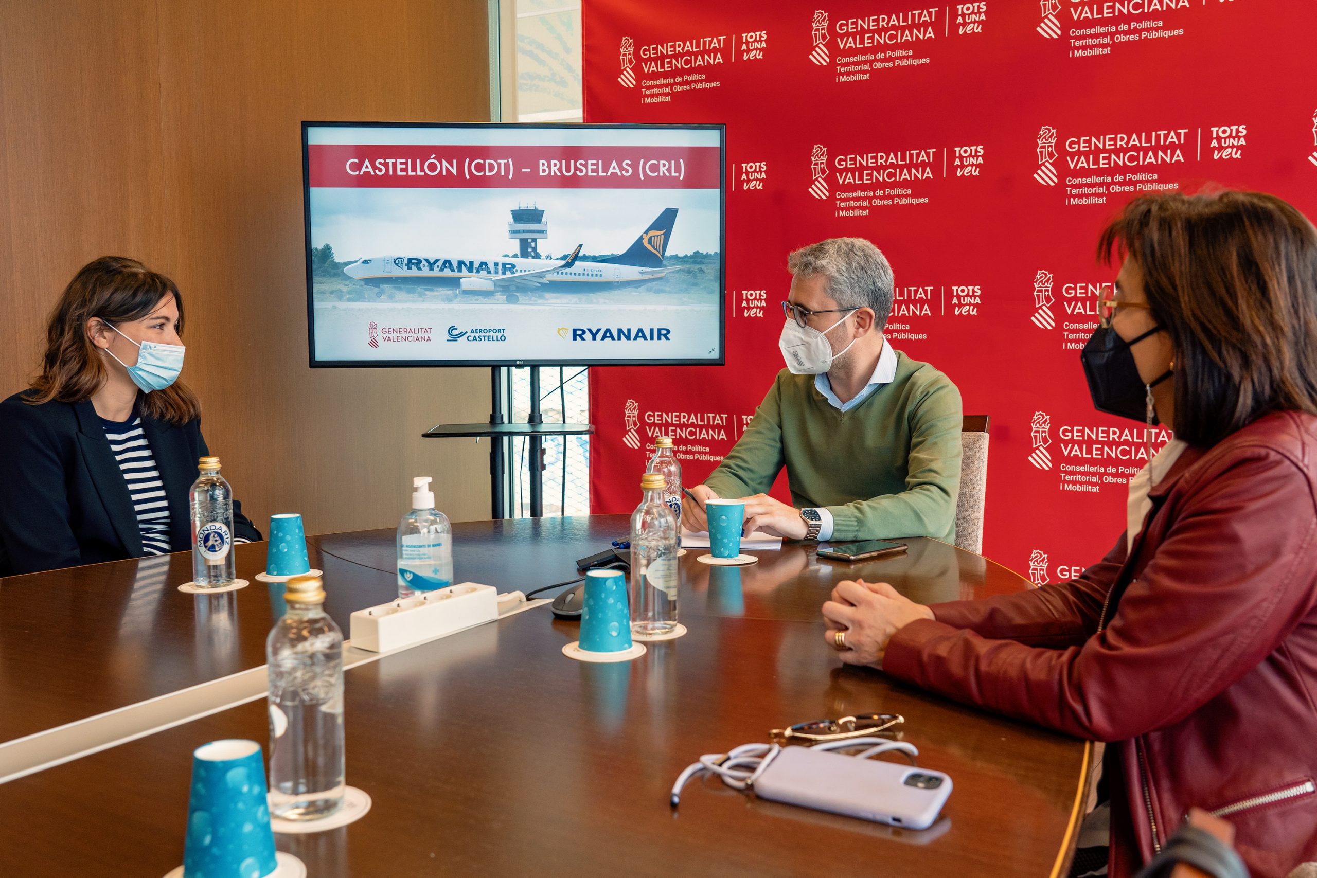 El aeropuerto de Castellón conectará con Bruselas a partir del 27 de marzo con una nueva ruta operada por Ryanair