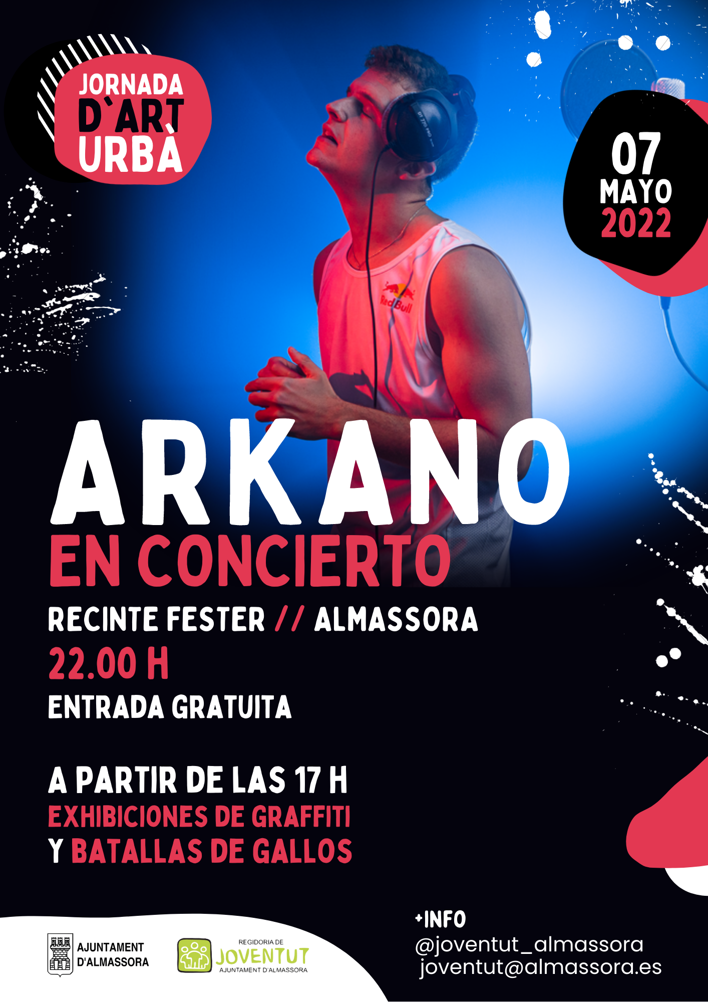 El rapero Arkano presentará su nuevo sencillo “Match” en Almassora