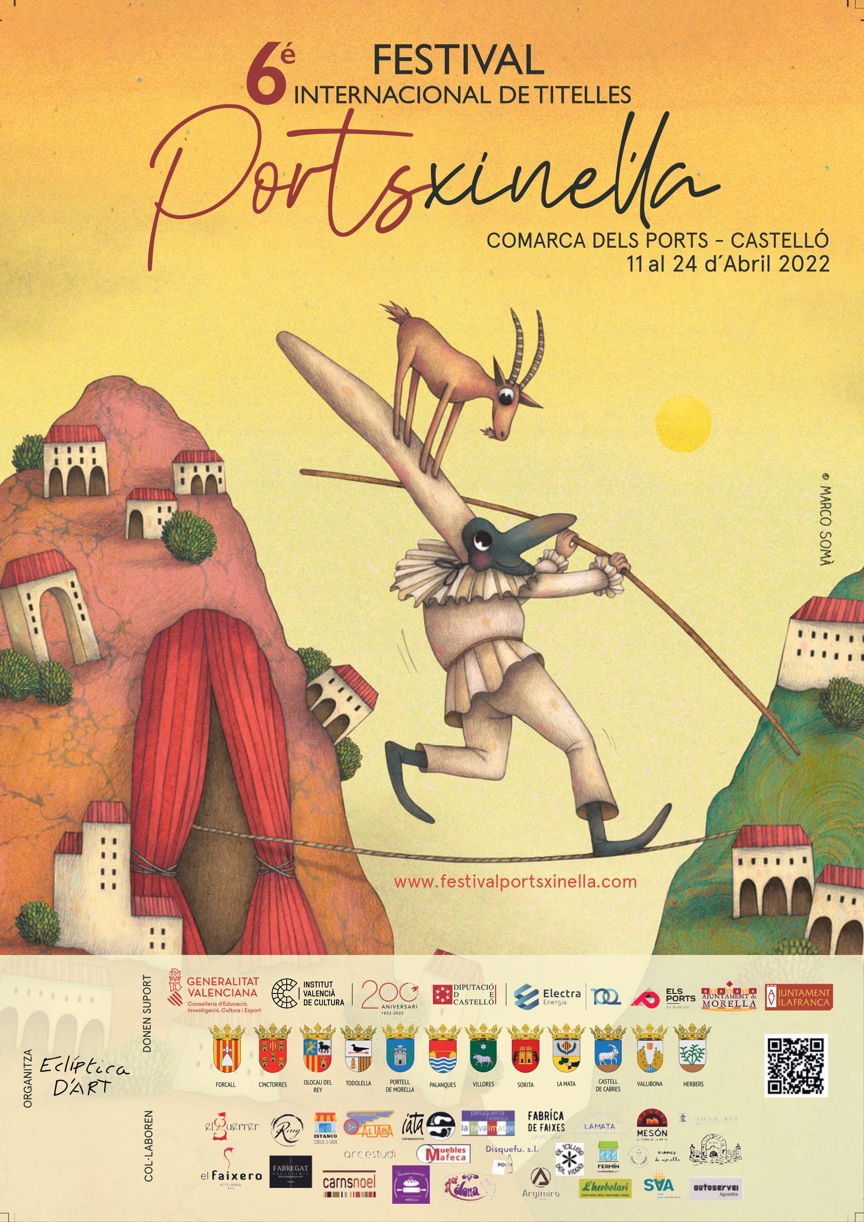 La comarca de Els Ports ya está preparada para disfrutar con la sexta edición del Festival Internacional de Titelles Portsxinel·la