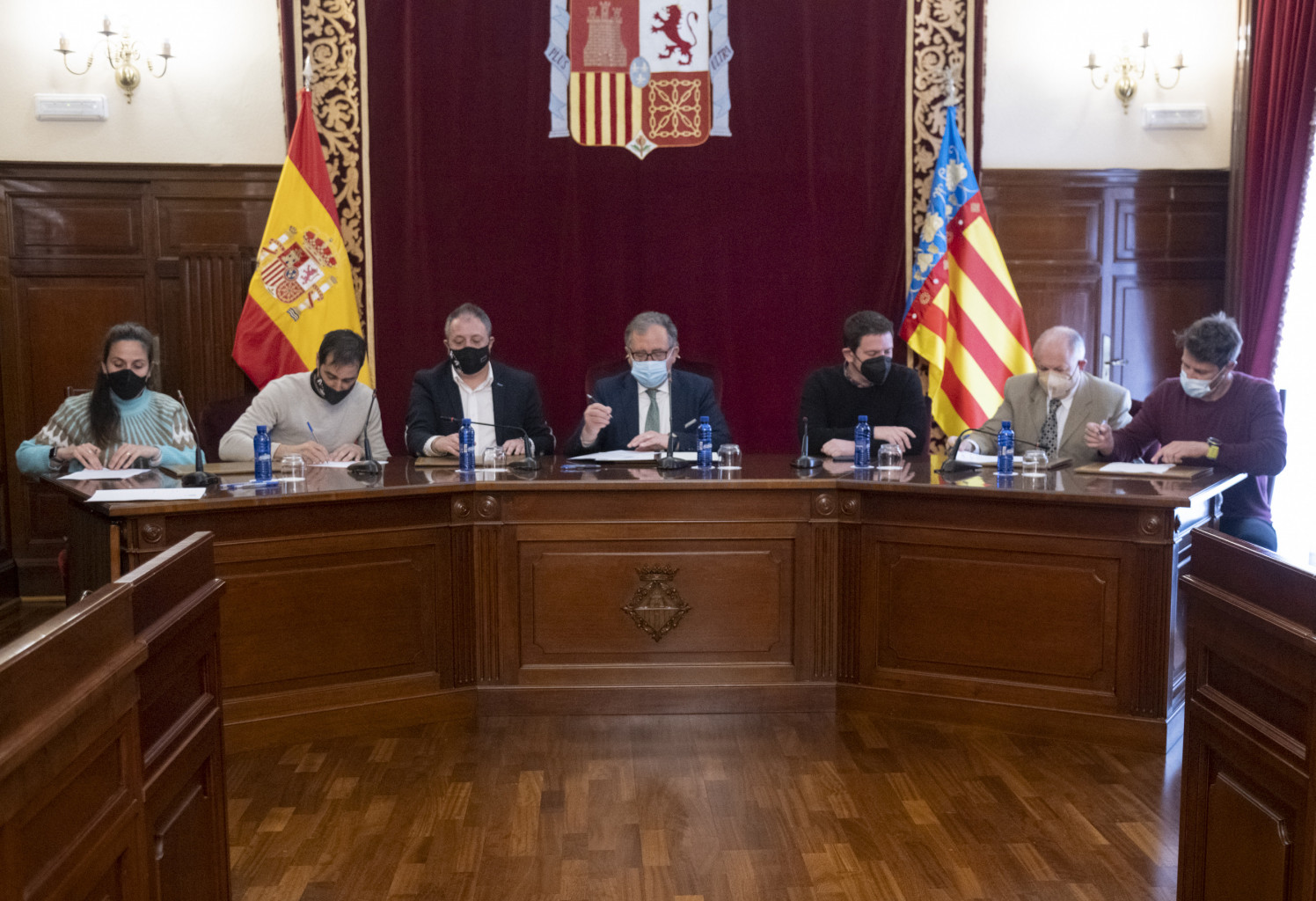 Preacuerdo del equipo de gobierno y los sindicatos para implantar la carrera profesional en la Diputación de Castellón y su Consorcio de Bomberos
