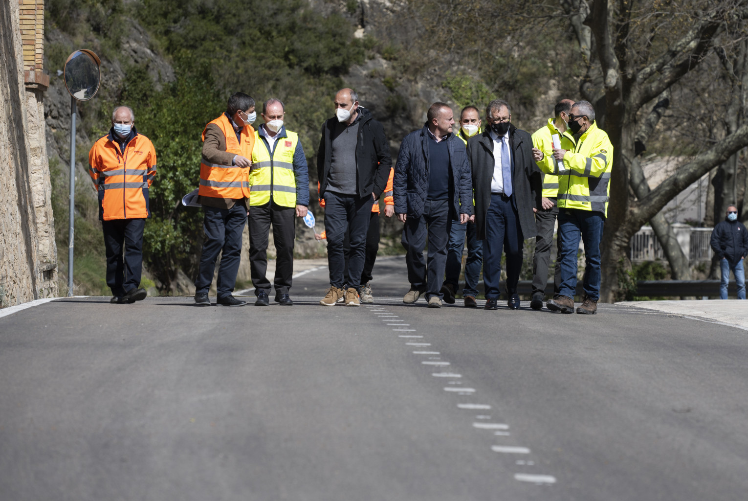 La Diputación de Castellón ha invertido 1,3 millones en la ampliación y mejora de las carreteras de Sant Rafael a Rosell y La Sénia a Torremiró
