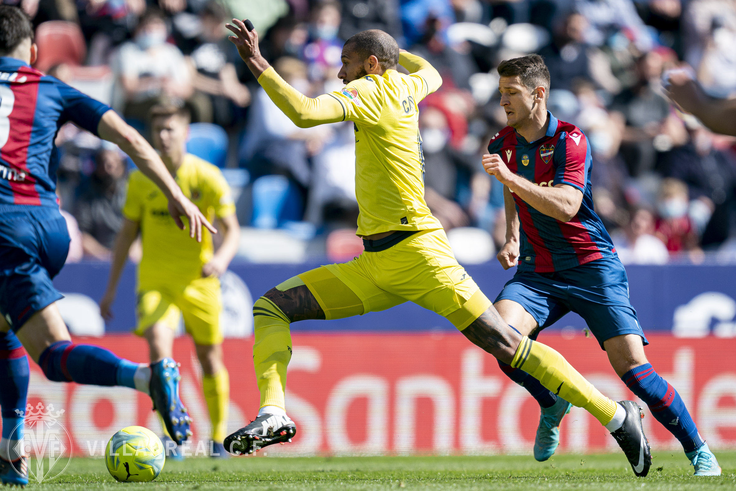 Partido «Levante U.D.-Villarreal C.F.», sábado 2 de abril de 2022