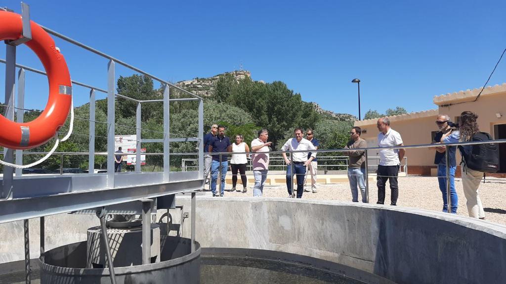 La Diputación de Castelló mejora la gestión de las aguas residuales de los pueblos de la provincia con la ampliación de la depuradora de Forcall