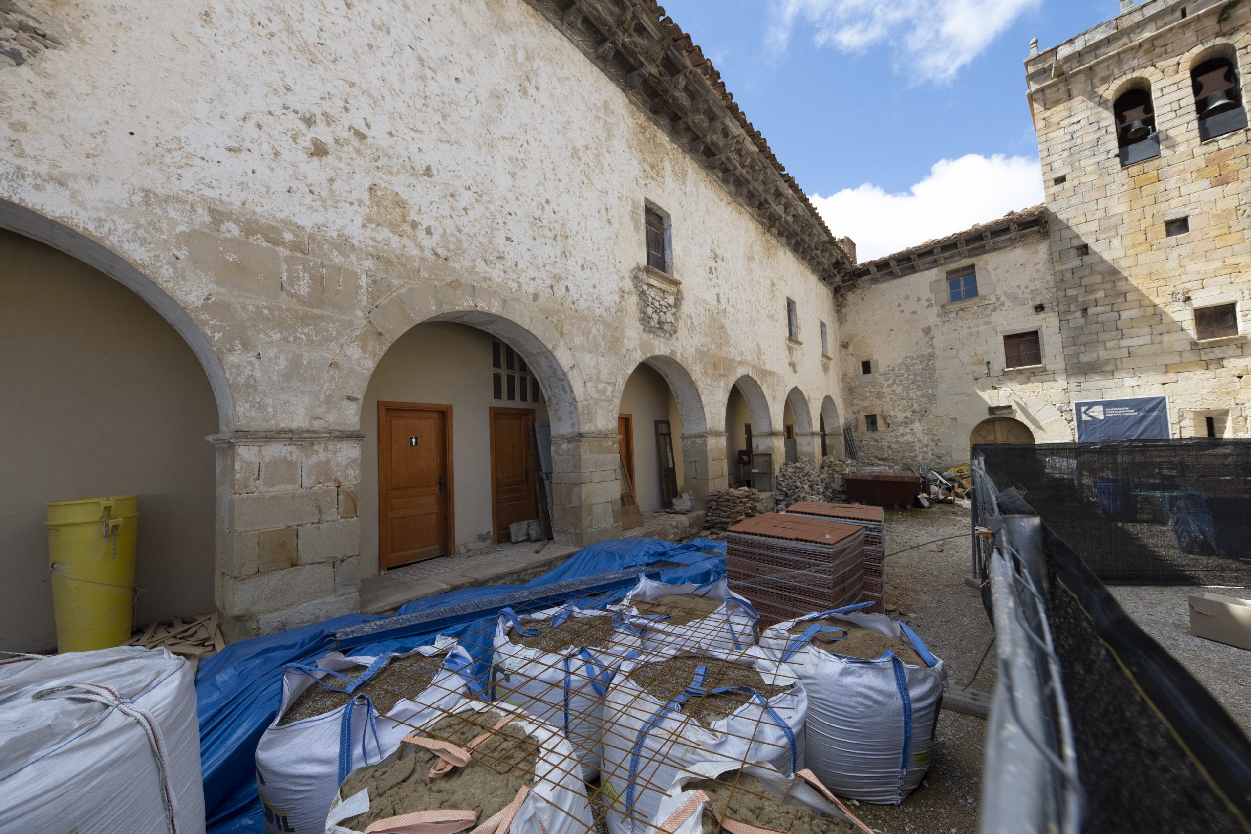Los trabajos de recuperación de Sant Joan de Penyagolosa avanzan a buen ritmo a la espera de la fase principal