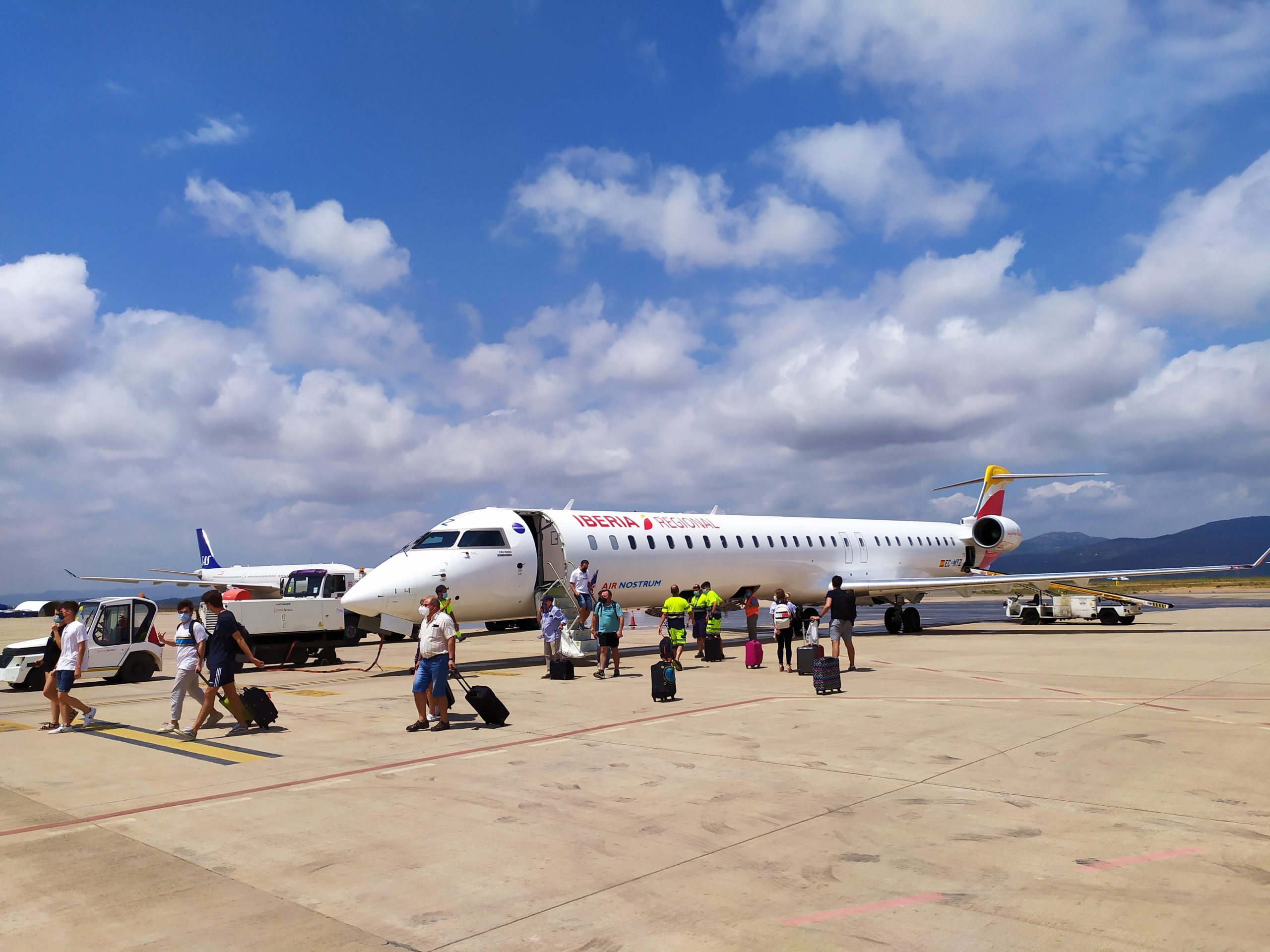El aeropuerto de Castellón recupera la conexión con Sevilla con dos frecuencias semanales
