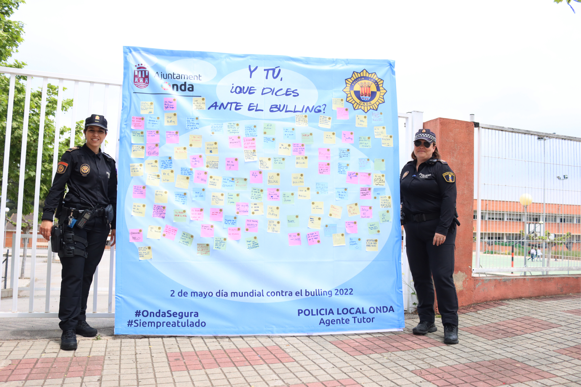 Onda alza la voz contra el Bullying con una original actividad de la Policía Local