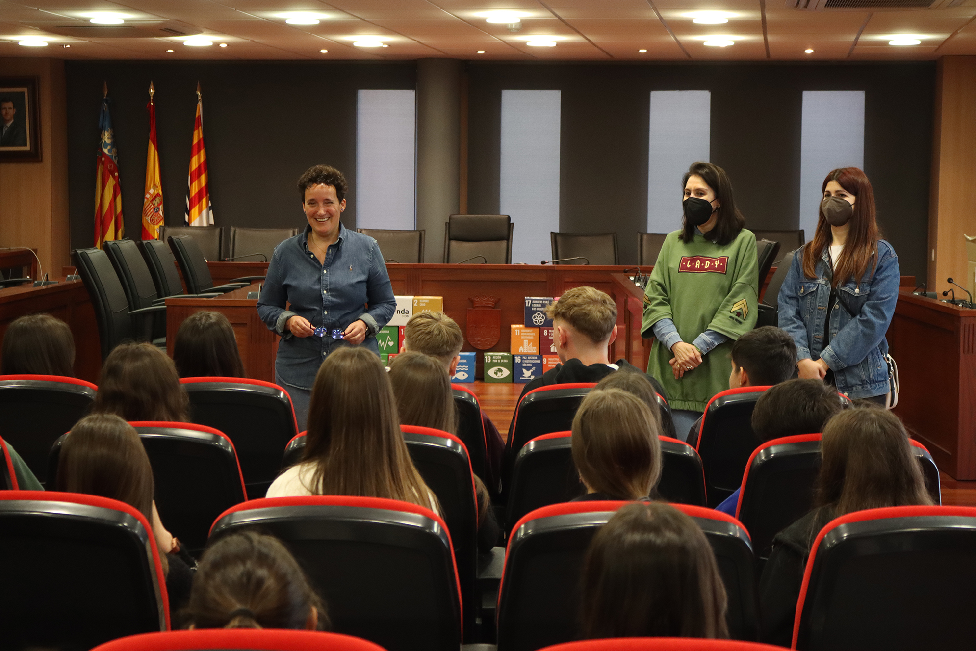 El Ayuntamiento de Onda recibe la visita del alumnado del Colegio Madre Mª Rosa Molas y CEIP Miralcamp
