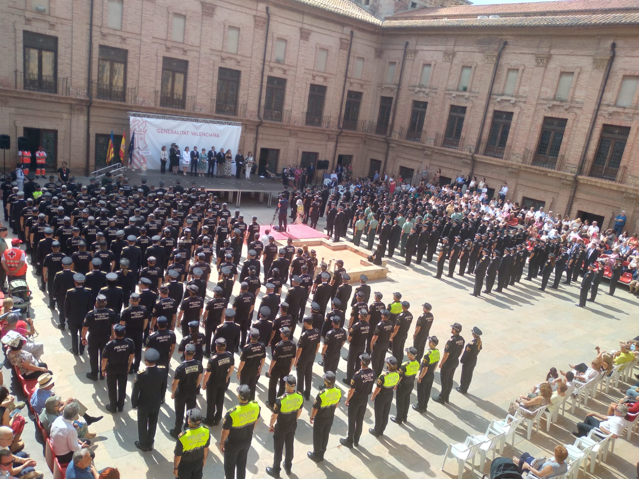 La Generalitat Valenciana reconoce el trabajo realizado por la Policía Local de Almenara