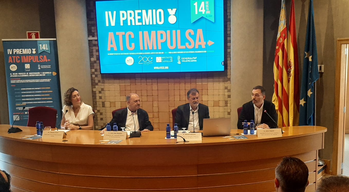 La Diputación de Castellón destina una subvención de 5.000 euros para los premios ‘ATC Impulsa’