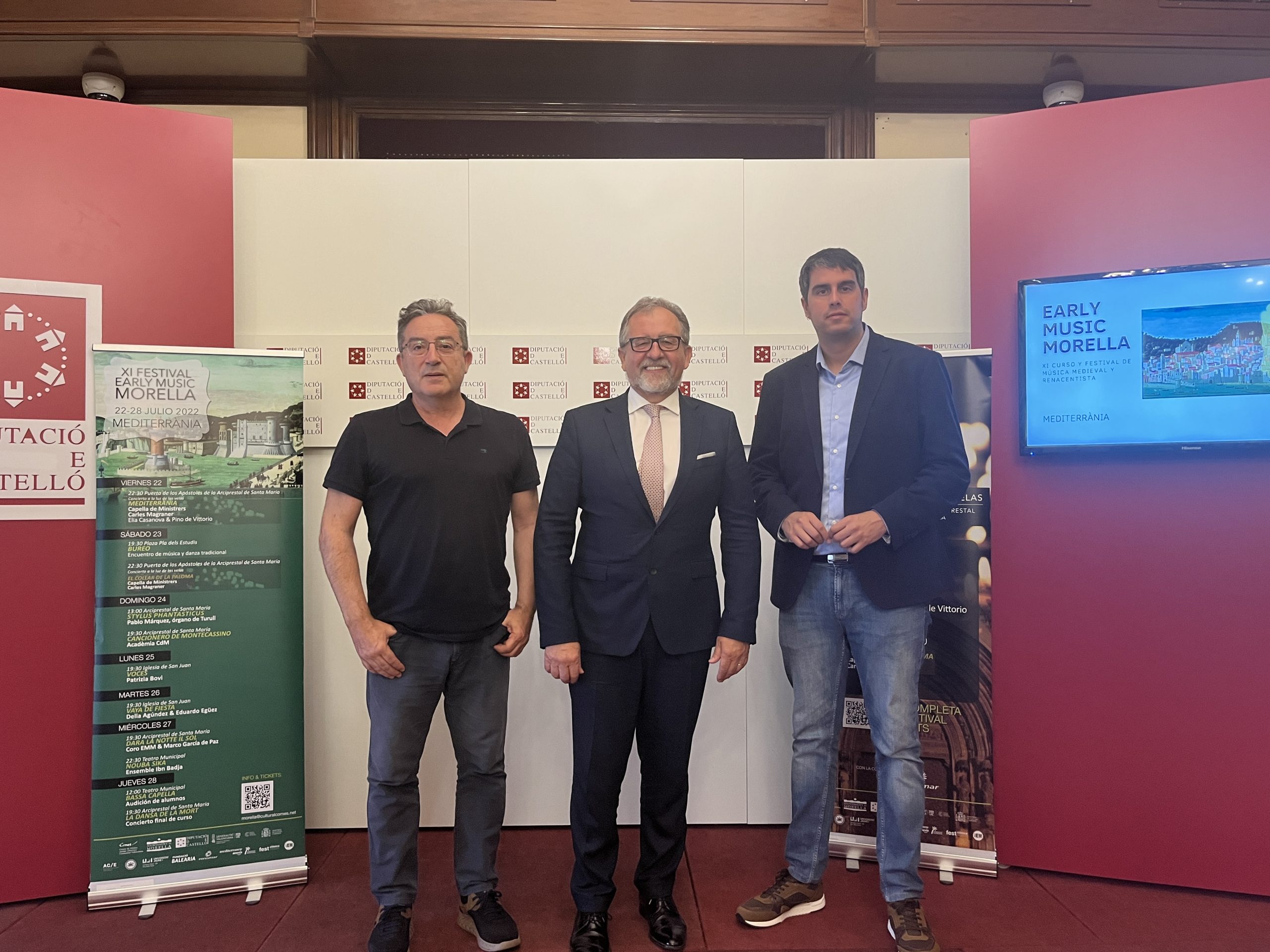 La Diputación de Castellón acoge la presentación de la XI edición del festival Early Music Morella