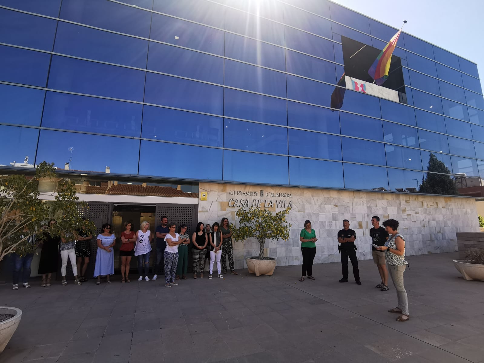 Almenara reivindica la tolerancia, la inclusión y el respeto a la diversidad en el Día Internacional del Orgullo LGBTI+