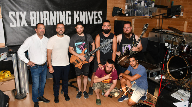 Benlloch felicita el grupo Six Burning Knives de Vila-real, que participa en el festival referente del rock metal Resurrection Fest