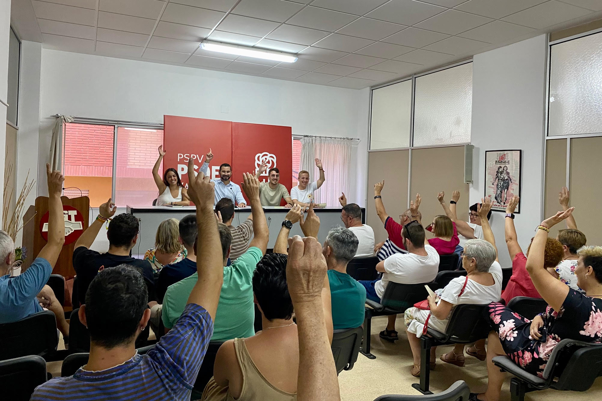 El PSPV renueva por unanimidad la confianza en Samuel Falomir para revalidar la Alcaldía: «Mi compromiso está en l’Alcora»