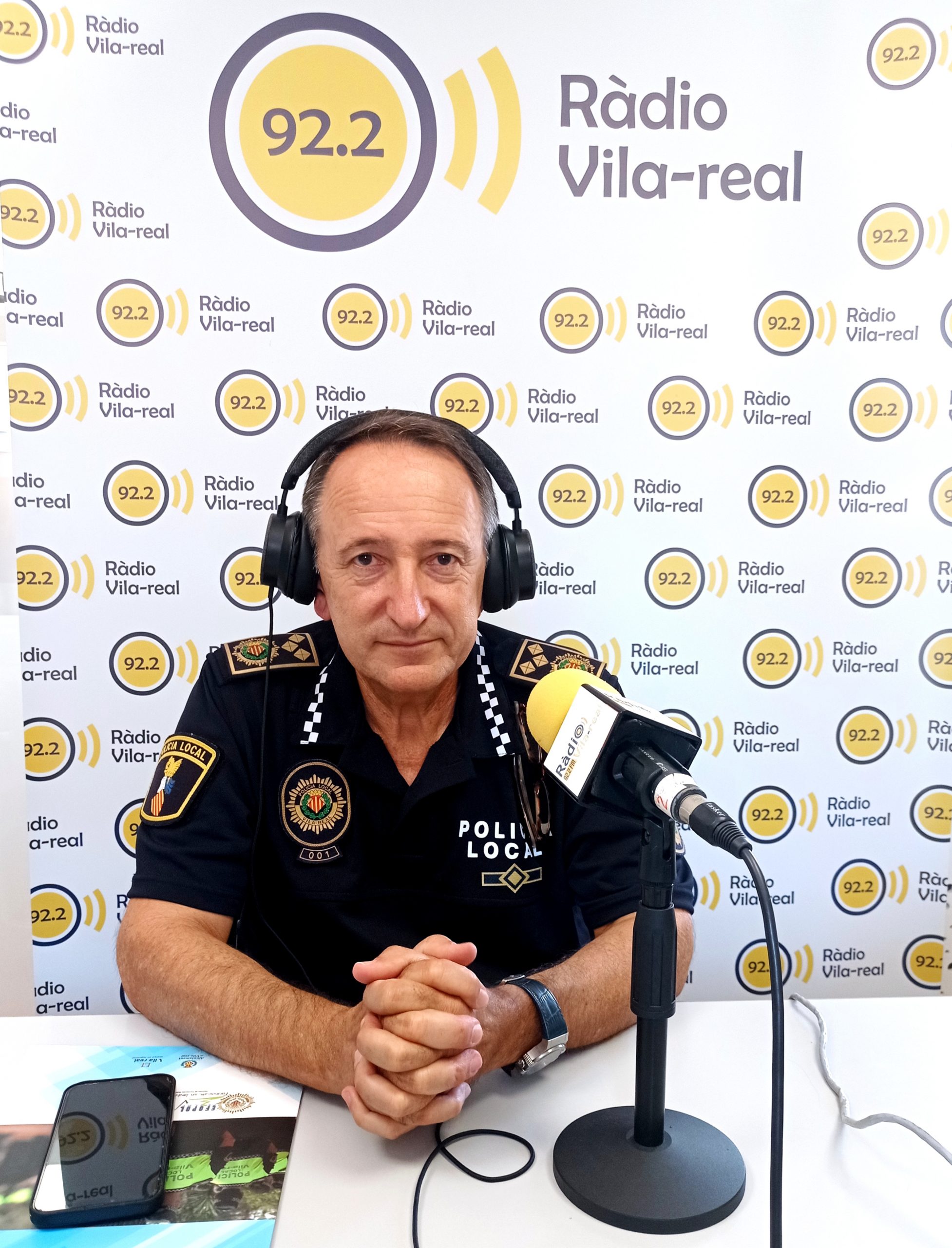 Entrevista al Comisario Jefe de Policía Local de Vila-real, José Ramón Nieto