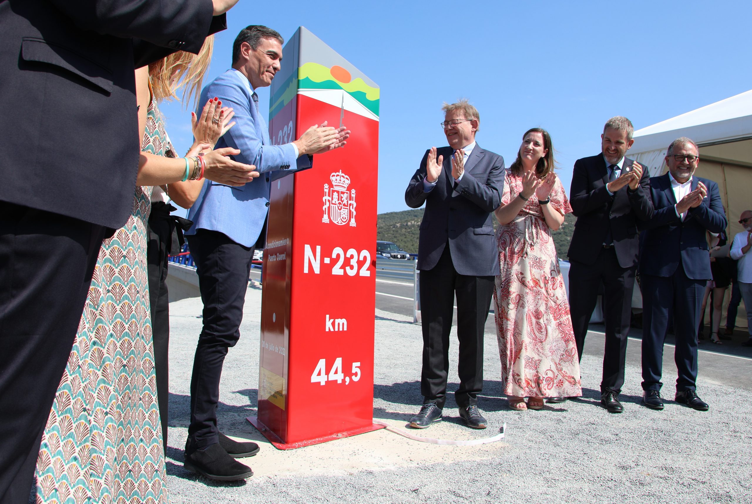Ximo Puig destaca que el nuevo tramo de la N-232 constituye un puente entre la Comunitat Valenciana y Aragón