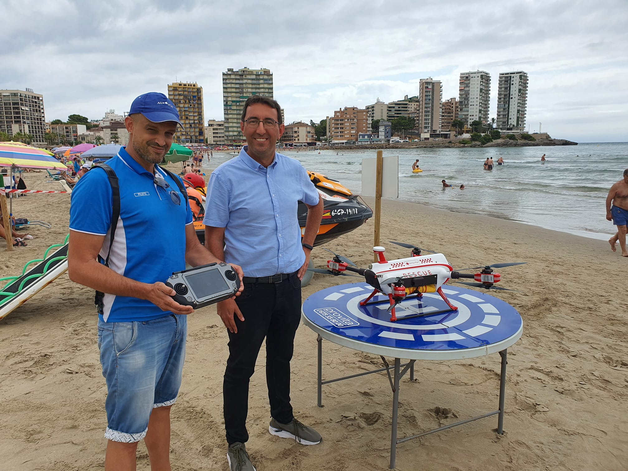 Oropesa del Mar refuerza este verano la vigilancia en la costa con un dron