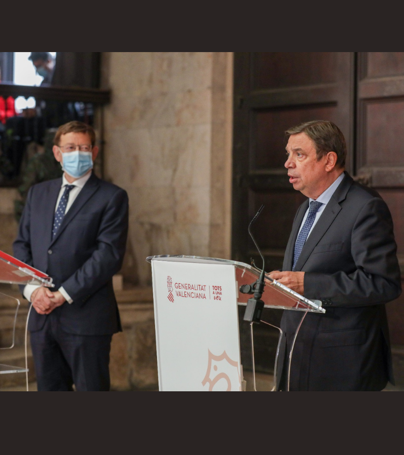 LA UNIÓ de Llauradors confía en que el ministro Planas anuncie en València campañas de promoción para los cítricos y avances en la declaración como producto sensible