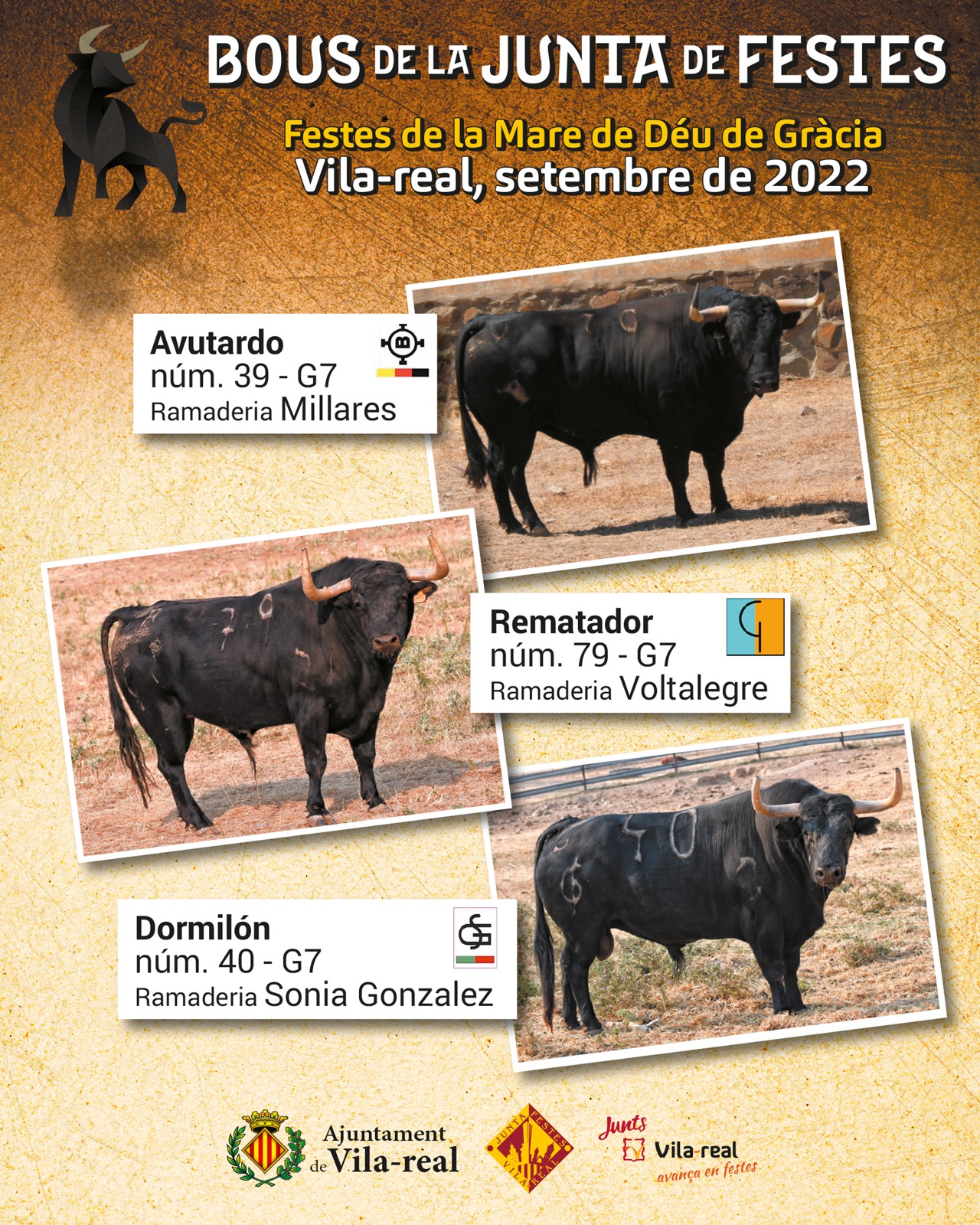 La Comisión del Toro publica el cartel taurino patrocinado por el Ayuntamiento para las fiestas de la Virgen de Gracia