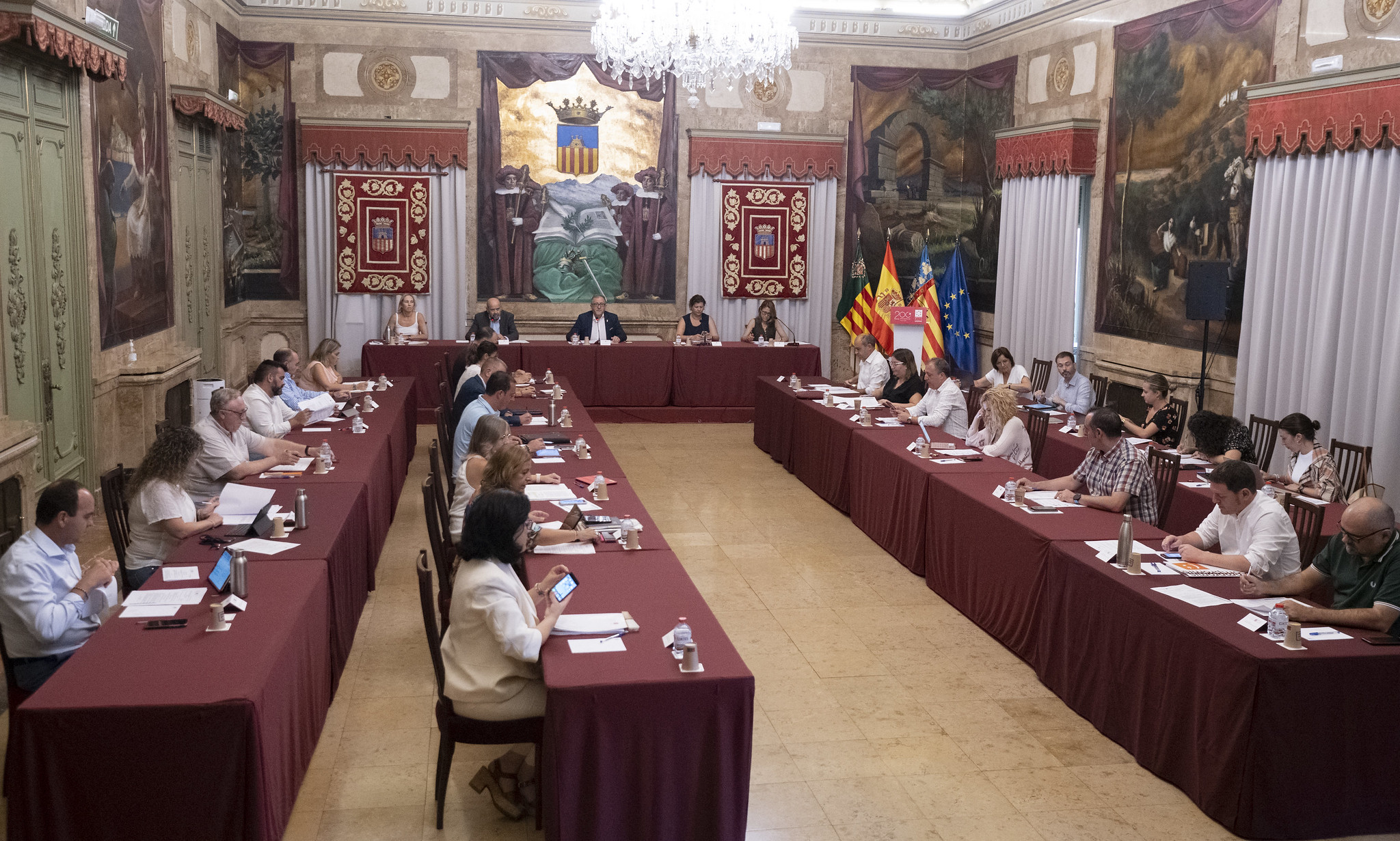 La Diputació aprova una declaració institucional de suport als municipis afectats pels incendis de Les Useres i Bejís 