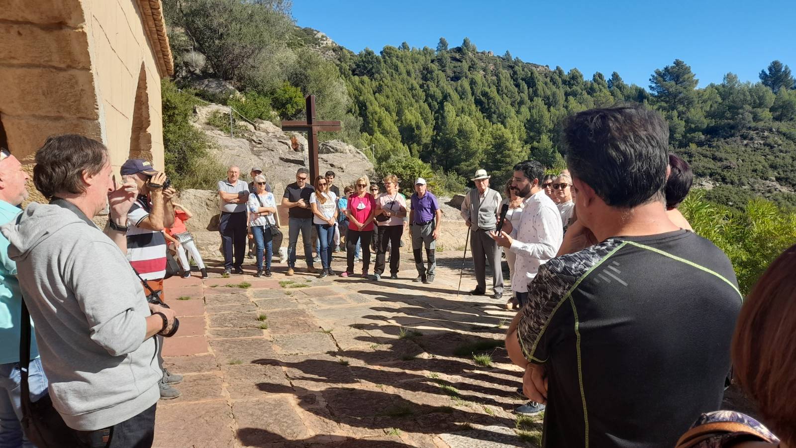 L’alcalde de l’Alcora, Samuel Falomir, ens conta el procés de rehabilitació del Castell de l’Alcalatèn que es va obrir ahir a la ciutadania 