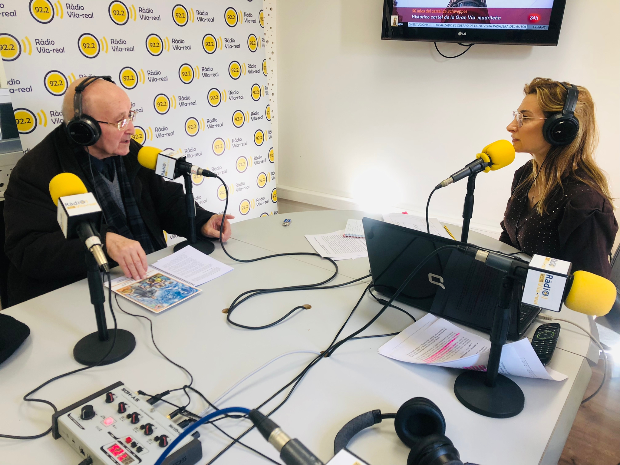 Mossén Vicent Gimeno i Estornell ens explica d’una altra obra que ha creat sobre la història de la imatge de la Mare de Déu del Pilar