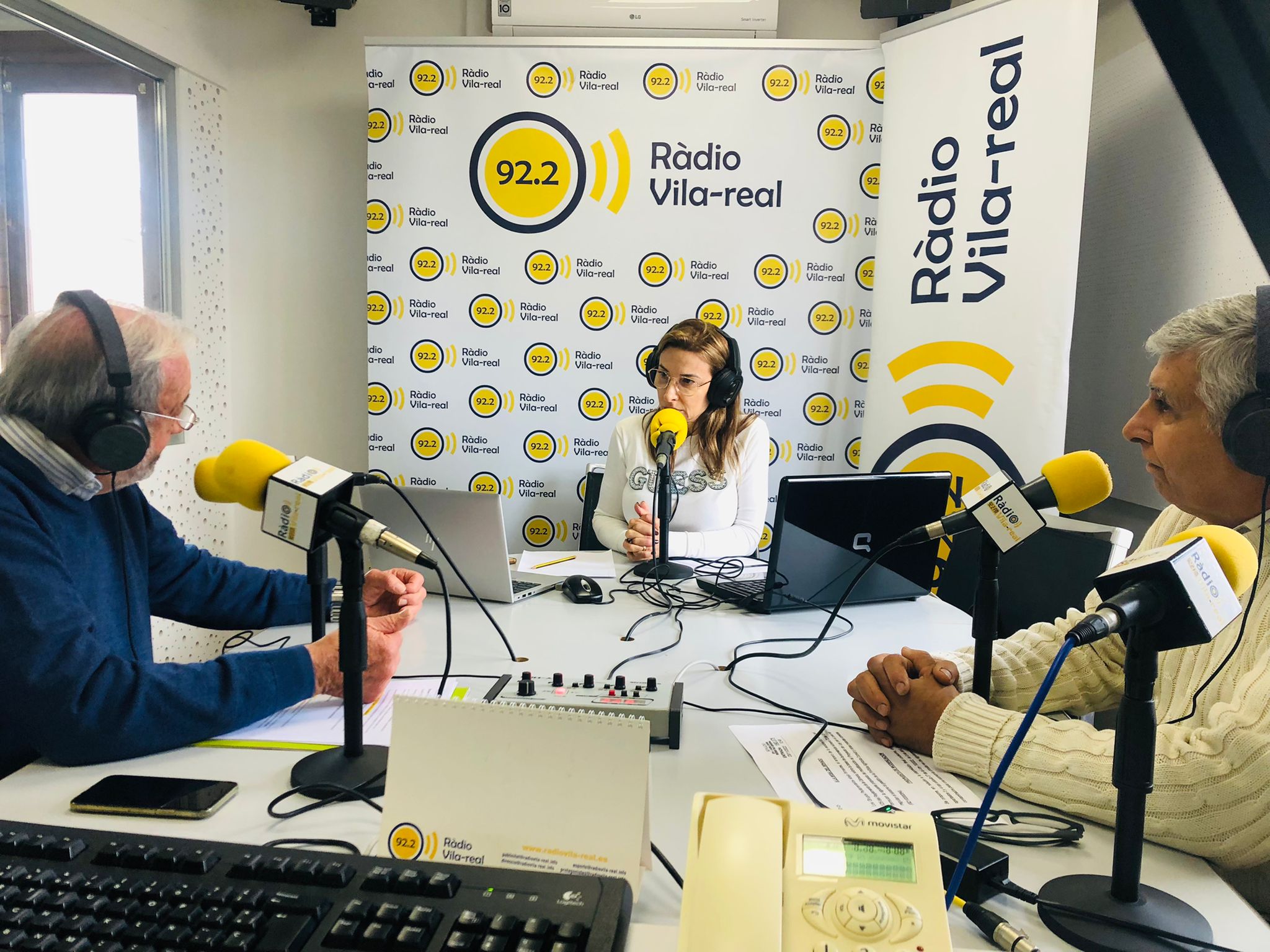 Els presidents de les associacions d’agricultors independents de Nules i Vila-real, Pepe Montagut i Víctor Viciedo