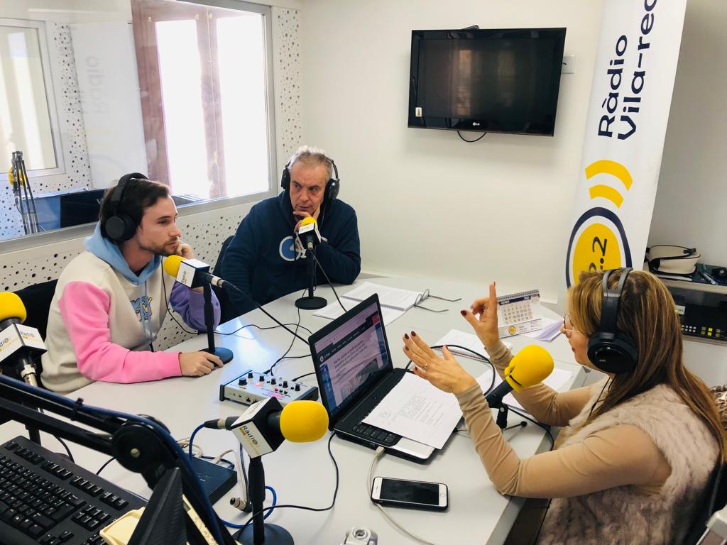 José Gisbert, técnic de la UPCCA i Mario Moreno, un dels educadors del programa d’oci saludable alternatiu per a joves ‘A ON?