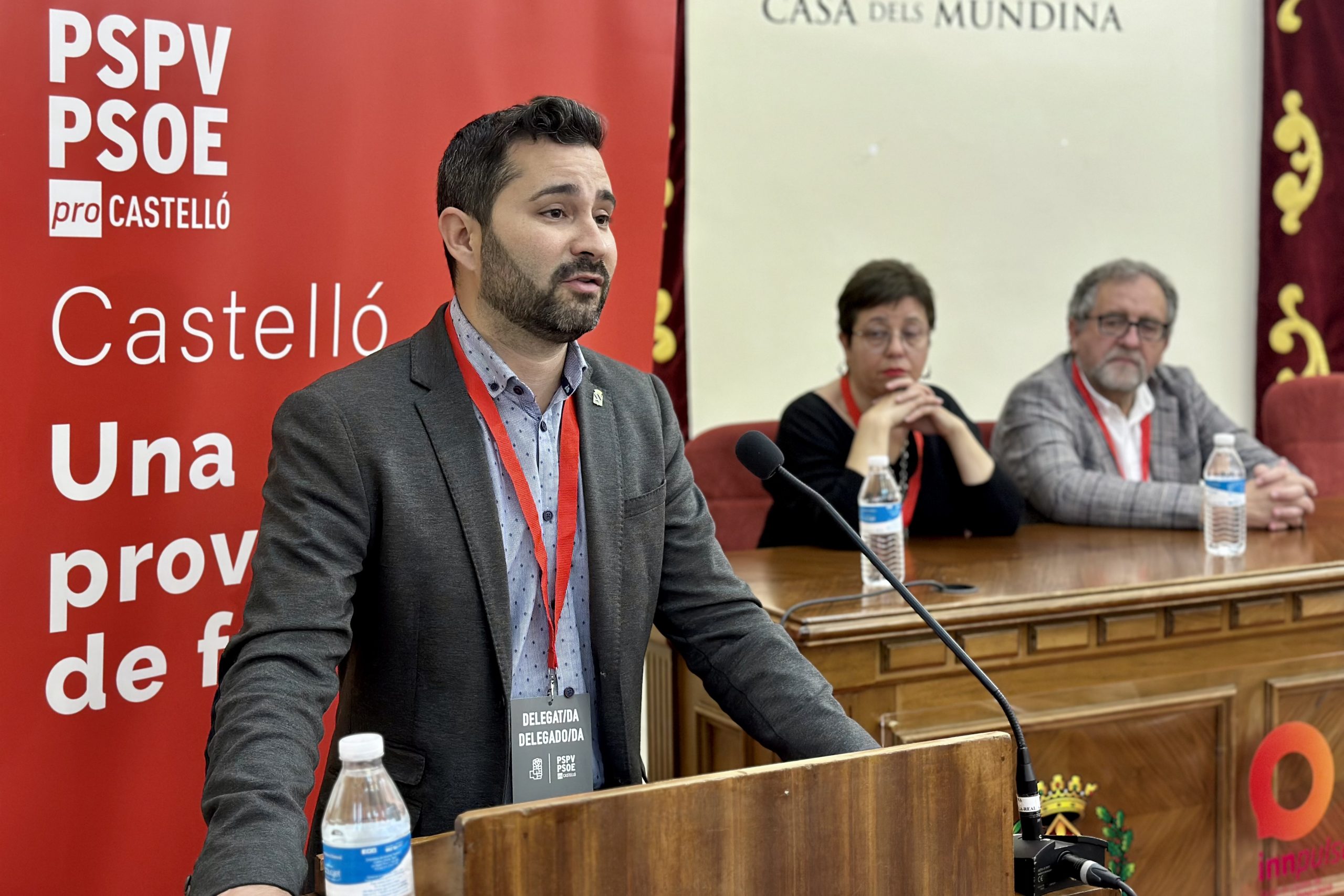 El PSPV ratifica Samuel Falomir com a portaveu a la Diputació de Castelló i a Susana Ros i Eva Redondo com a caps de llista al Congrés i al Senat pel 23J
