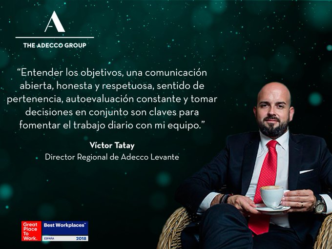 Entrevista a Víctor Tatay, Director Regional Adecco comunitat valenciana