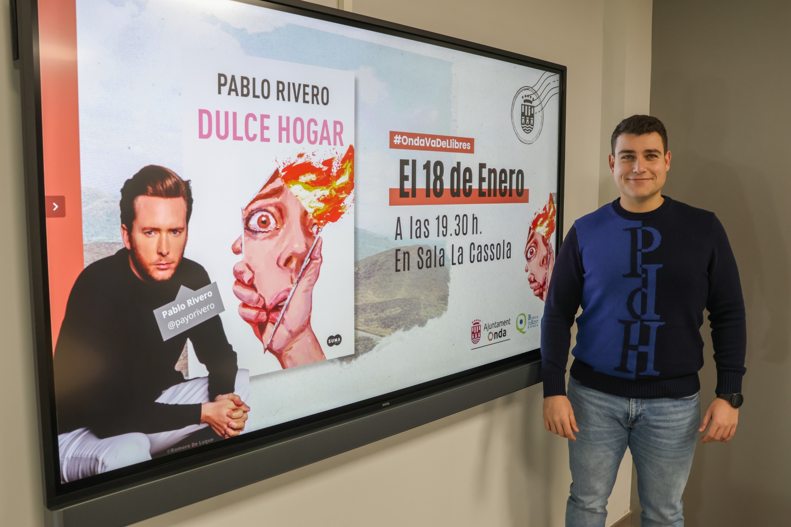 Pablo Rivero submergix als lectors en el seu últim thriller «Dulce Hogar»; en una nova edició de ‘Onda va de llibres’