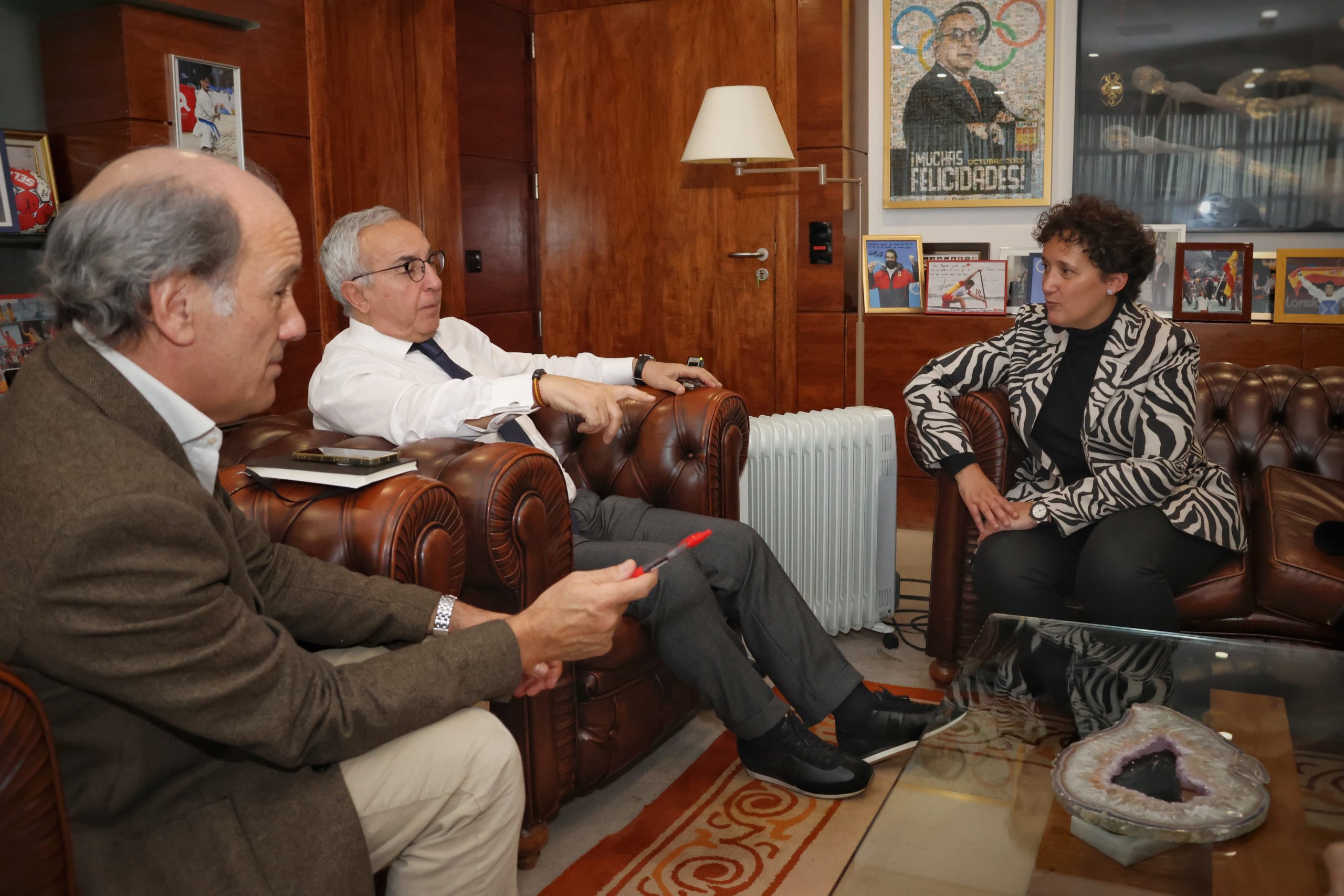 Ballester i el president del COE consoliden la seua aliança per a promoure l’esport i la sostenibilitat